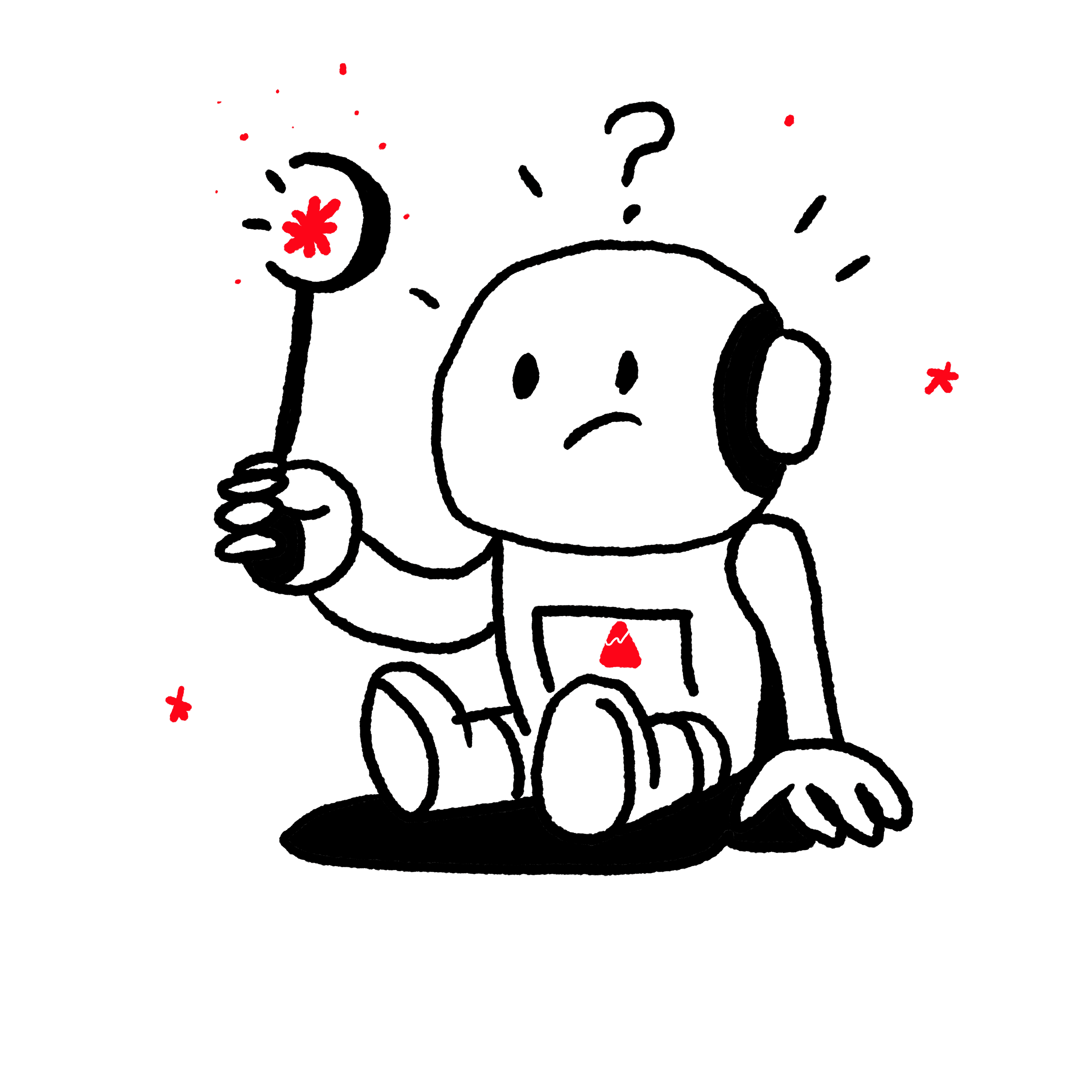 Illustration contrasting AI hype with how teams actually adopt AI at work.